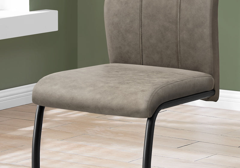 Dining Chair, Side, Upholstered For Dining Room, Contemporary & Modern (Set of 2) - R&R Furniture Gallery (Fountain Valley, CA)