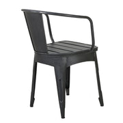 Noble House Yearn 3-piece outdoor bistro set with a round table and two matching chairs, suitable for patio or garden use.