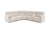 Modesto - Modular Power Reclining Sectional With Power Adjustable Headrests - R&R Furniture Gallery (Fountain Valley, CA)
