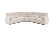 Modesto - Modular Power Reclining Sectional With Power Adjustable Headrests - R&R Furniture Gallery (Fountain Valley, CA)