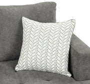 Callaway - Sofa With Throw Pillows - Gray - R&R Furniture Gallery (Fountain Valley, CA)
