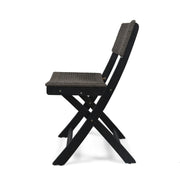 Bistro Foldable Chair With Wicker Backrest - R&R Furniture Gallery (Fountain Valley, CA)