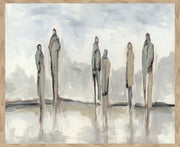 Stance - 48" x 72" Painting By Buddy Whitlock - Light Blue - R&R Furniture Gallery (Fountain Valley, CA)