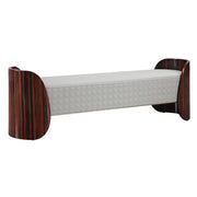 Jamonica - Bench - Gray & Dark Brown - R&R Furniture Gallery (Fountain Valley, CA)