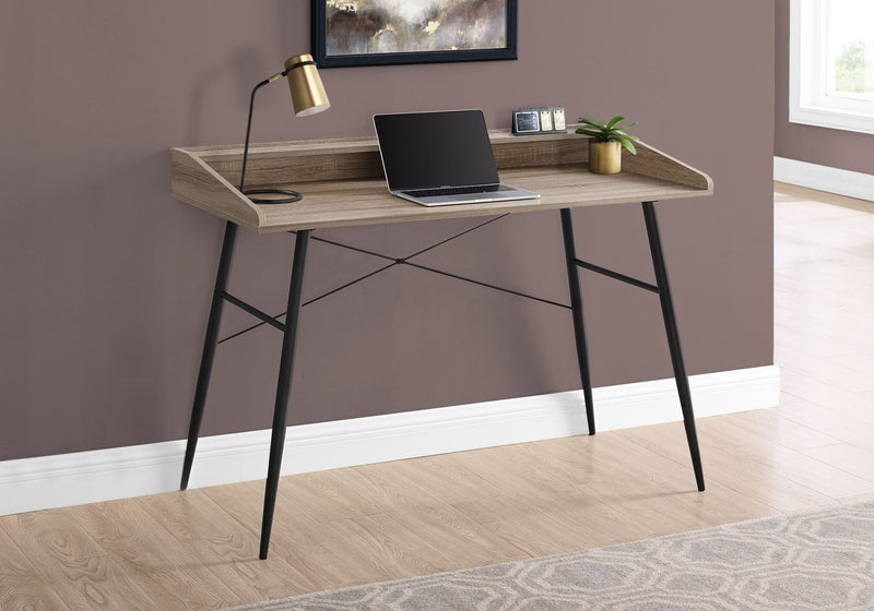 Computer Desk For Home Office, Sturdy Construction, Storage Shelves - R&R Furniture Gallery (Fountain Valley, CA)