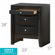 Modern Design Nightstand - R&R Furniture Gallery (Fountain Valley, CA)