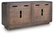 Elliston - Accent Cabinet - Espresso Brown - R&R Furniture Gallery (Fountain Valley, CA)