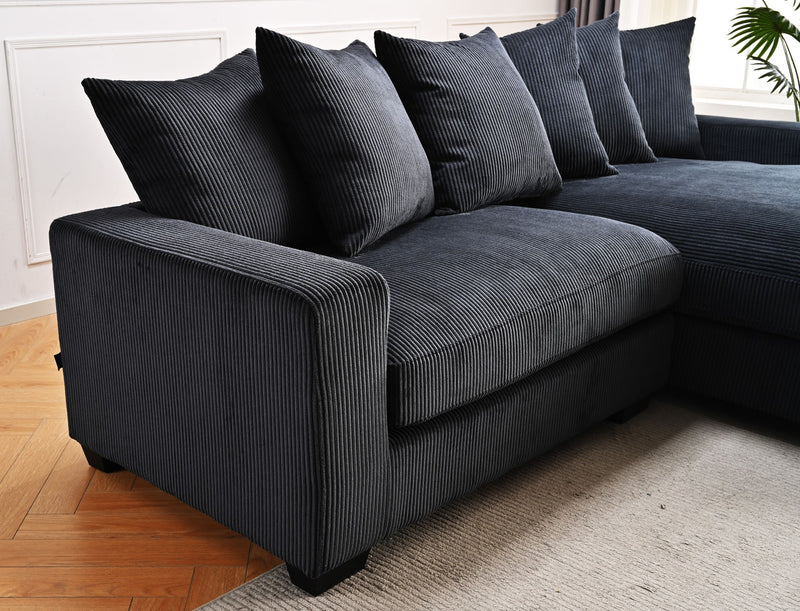 Luxe - Oversized 2 Piece Sectional Couches For Living Room, L Shaped Sofa With Chaise - R&R Furniture Gallery (Fountain Valley, CA)