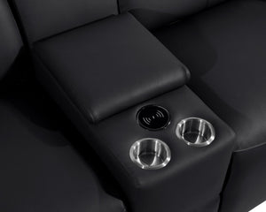 1224 - 6-Piece L-Shaped Sectional Sofa In With 3 Power Recliners & Power Headrests