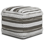 Sommer - Handcrafted Square Pouf - R&R Furniture Gallery (Fountain Valley, CA)