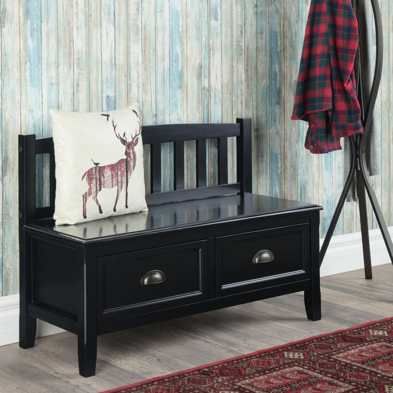 Burlington - Entryway Storage Bench With Drawers - R&R Furniture Gallery (Fountain Valley, CA)