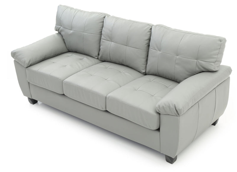 Comfortable stationary sofa by Glory Furniture with plush cushions and modern design, ideal for living room seating.