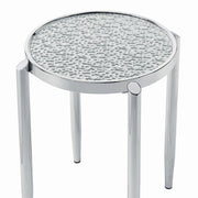 Abbe - End Table - Glass & Chrome - R&R Furniture Gallery (Fountain Valley, CA)
