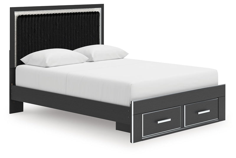 Zuraleus - Upholstered Panel Platform Storage Bed - R&R Furniture Gallery (Fountain Valley, CA)