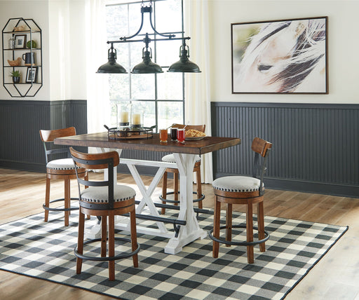 Valebeck - Counter Height Table Set - R&R Furniture Gallery (Fountain Valley, CA)