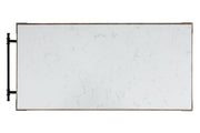 Alforvott - Kitchen Island - Marble Top & Weathered Gray - R&R Furniture Gallery (Fountain Valley, CA)