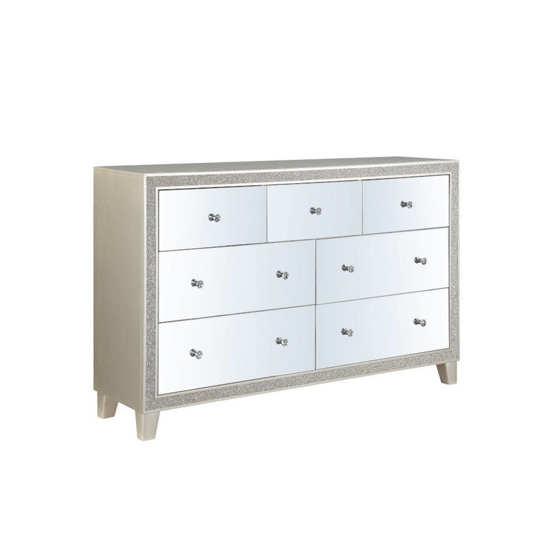 Sliverfluff - Dresser - Mirrored & Champagne - R&R Furniture Gallery (Fountain Valley, CA)