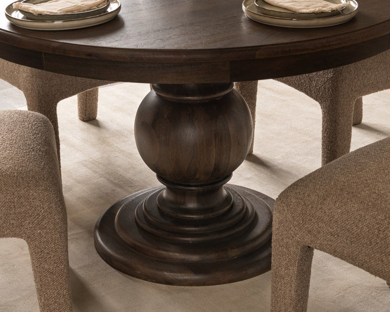Brookside - Round Dining Table - R&R Furniture Gallery (Fountain Valley, CA)
