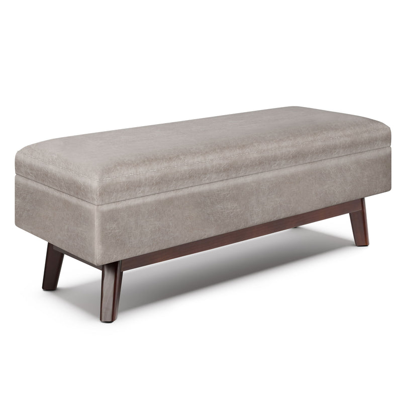 Owen - Upholstered Rectangular Storage Ottoman - R&R Furniture Gallery (Fountain Valley, CA)