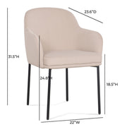 Pair of Sydney armchairs by TOV Furniture, stylish modern chair set with plush cushions and sleek design for living rooms.