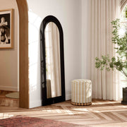Tanya - Rattan 70" Floor Mirror - R&R Furniture Gallery (Fountain Valley, CA)