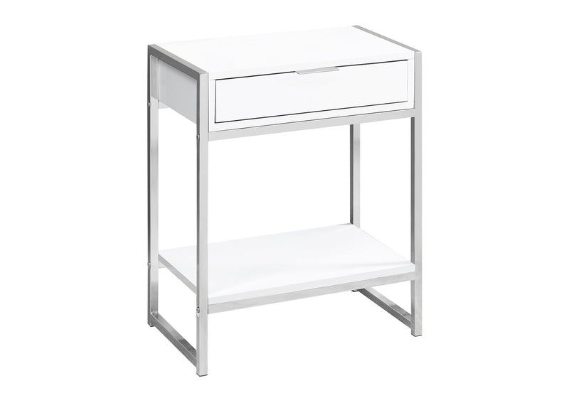 Accent Side Table, Storage Drawer, Spacious Tabletop - R&R Furniture Gallery (Fountain Valley, CA)