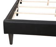 Button tufted upholstered bed by Glory Furniture with cozy, plush fabric and elegant design for comfortable bedrooms.