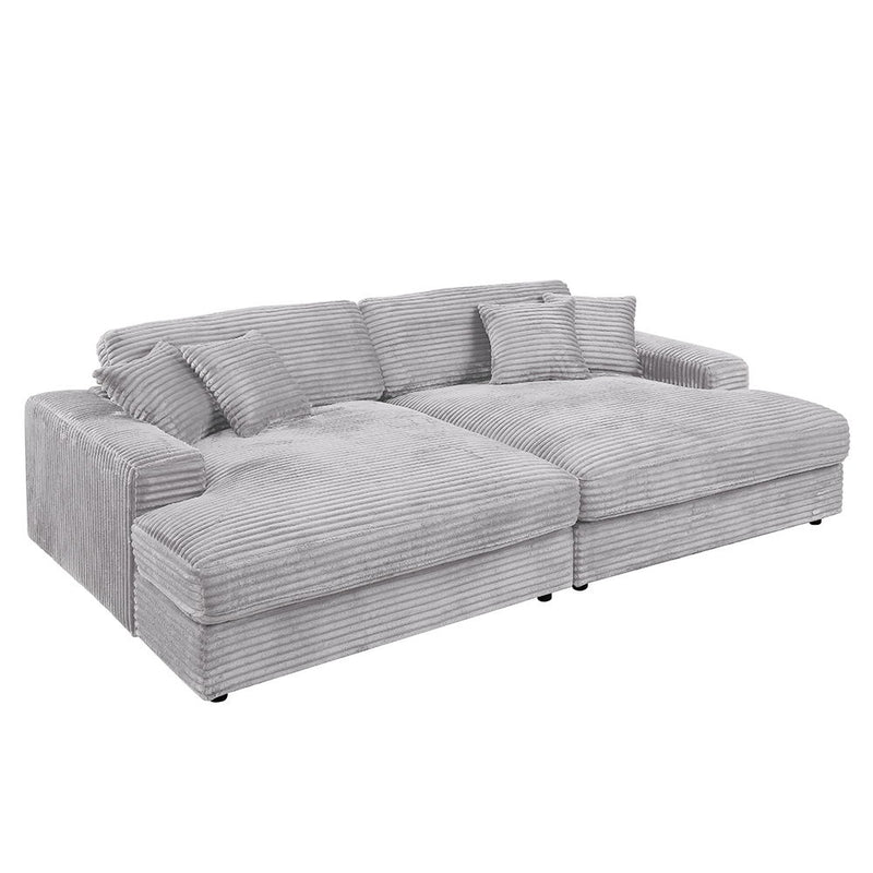 Hilde - Sectional Sofa With 4 Pillows - R&R Furniture Gallery (Fountain Valley, CA)