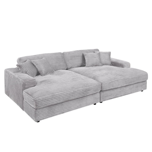 Hilde - Sectional Sofa With 4 Pillows - R&R Furniture Gallery (Fountain Valley, CA)