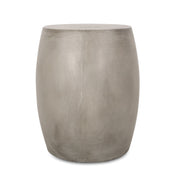 Outdoor oval-shaped side table from Noble House, featuring a durable design with a smooth surface and sturdy legs.