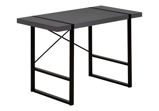 Computer Desk For Home Office, Laptop, Modern Convenient Design - Gray - R&R Furniture Gallery (Fountain Valley, CA)