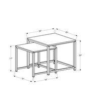 Nesting Table, Space-Saving Design Transitional (Set of 2) - R&R Furniture Gallery (Fountain Valley, CA)