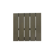 Set of two Noble House outdoor bar stools with slat design and metal frames, ideal for patio or outdoor seating.