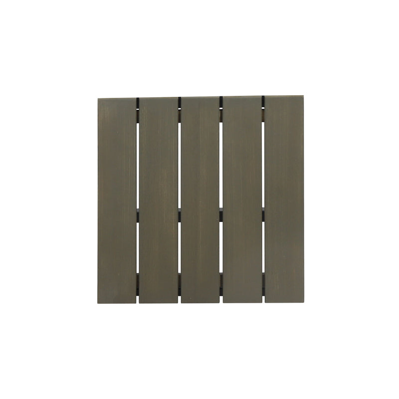 Set of two Noble House outdoor bar stools with slat design and metal frames, ideal for patio or outdoor seating.