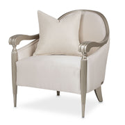 London Place - Accent Chair - Porcelain / Platinum - R&R Furniture Gallery (Fountain Valley, CA)