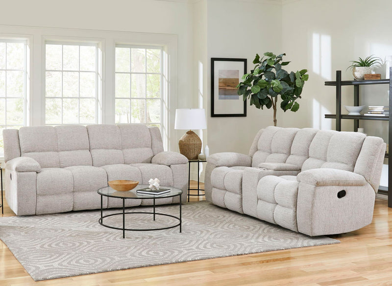 Buster - Manual Glider Reclining Sofa Set - R&R Furniture Gallery (Fountain Valley, CA)