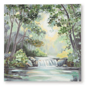 Evermaddick - Wall Art - Green / Gray / White - R&R Furniture Gallery (Fountain Valley, CA)