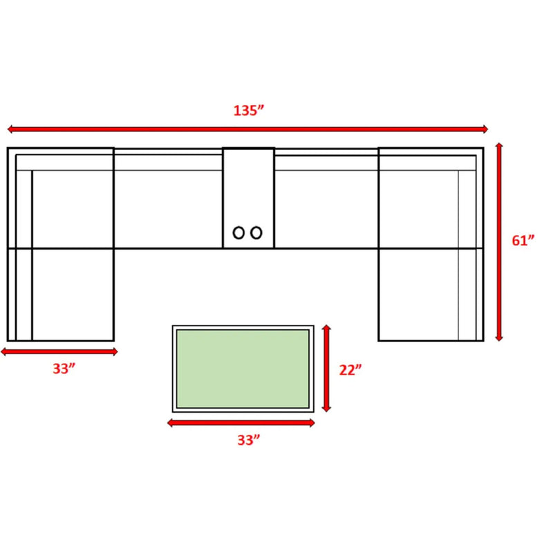 Stylish Modular Wicker Patio Seating Group - R&R Furniture Gallery (Fountain Valley, CA)