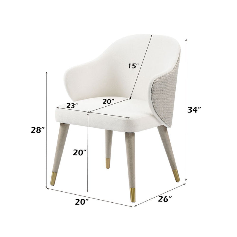 Charity - Side Chair (Set of 2) - Gray Oak - R&R Furniture Gallery (Fountain Valley, CA)