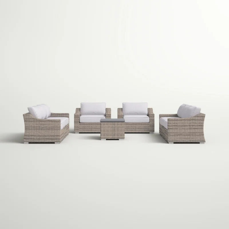 Stylish Sofa Seating Group With Cushions Perfect For Outdoor Gatherings - R&R Furniture Gallery (Fountain Valley, CA)