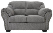 Allmaxx - Loveseat - Pewter - R&R Furniture Gallery (Fountain Valley, CA)