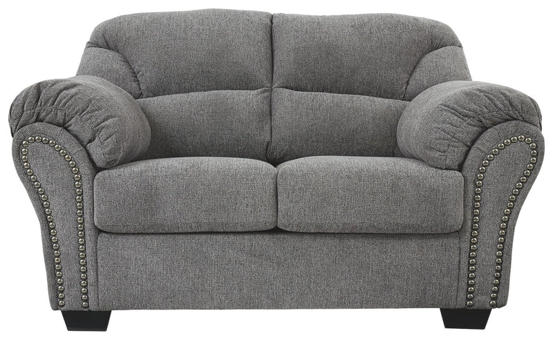 Allmaxx - Loveseat - Pewter - R&R Furniture Gallery (Fountain Valley, CA)