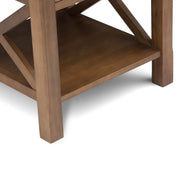 Kitchener - End Table - Medium Saddle Brown - R&R Furniture Gallery (Fountain Valley, CA)