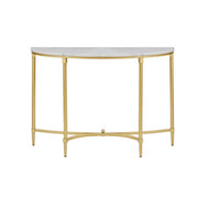 Bordeaux - Console Table - White / Gold - R&R Furniture Gallery (Fountain Valley, CA)