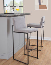 Fuji - Contemporary High Back Barstool Elegant Design - R&R Furniture Gallery (Fountain Valley, CA)