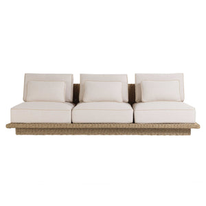 Mora - 96" Outdoor Sofa - Cream - R&R Furniture Gallery (Fountain Valley, CA)