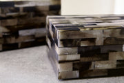 Ellford - Box Set (Set of 2) - Black / Brown / Cream - R&R Furniture Gallery (Fountain Valley, CA)