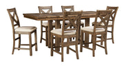Moriville - Rectangular Dining Table Set - Counter Height - R&R Furniture Gallery (Fountain Valley, CA)