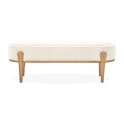 Camellia Field - Accent Bench - Beige / Gold - R&R Furniture Gallery (Fountain Valley, CA)