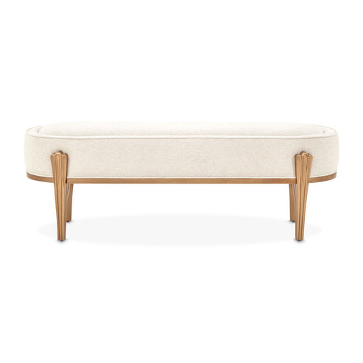 Camellia Field - Accent Bench - Beige / Gold - R&R Furniture Gallery (Fountain Valley, CA)